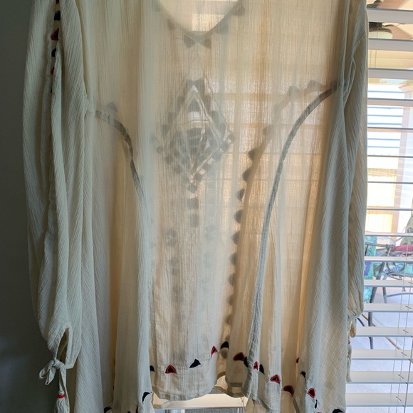 Free People Vintage Boho size Medium, Cream/Tan - Picture 14 of 15